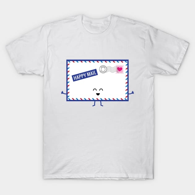 Happy Mail | by queenie's cards T-Shirt by queenie's cards